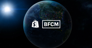 随时掌握 BFCM 全球销售动态，尽在 Shopify 全球实时地图