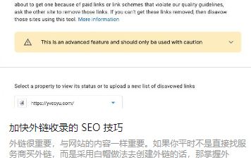 加快外链收录的 SEO 技巧