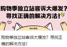 购物季独立站客诉大爆发？寻找正确的解决方法！