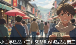 独立站小白学选品（二）SEMRush选品方案二