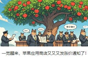 一覺醒來，蘋果應(yīng)用商店又又又發(fā)漲價(jià)通知了！