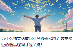 為什么獨立站敢比亞馬遜貴50%？數(shù)據(jù)驗證的選品邏輯才是關(guān)鍵！