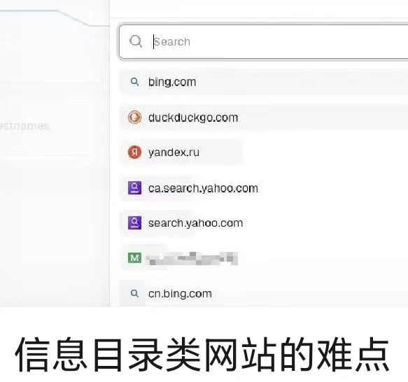 信息目录类网站的难点