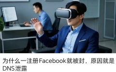 为什么一注册Facebook就被封，原因就是DNS泄露