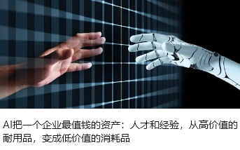 AI把一個企業(yè)最值錢的資產(chǎn)：人才和經(jīng)驗(yàn)，從高價值的耐用品，變成低價值的消耗品