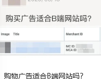 购物广告适合B端网站吗？