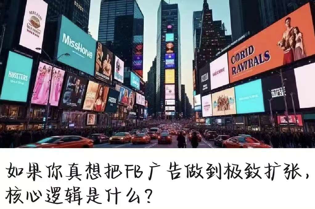 如果你真想把FB广告做到极致扩张，核心逻辑是什么？