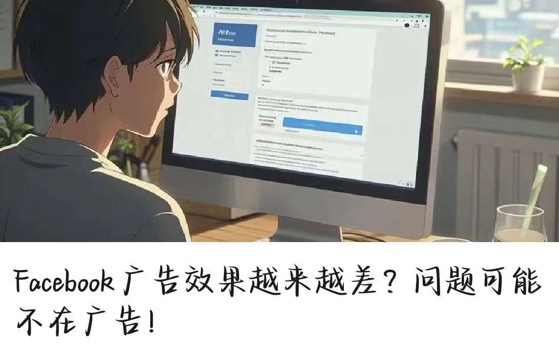 Facebook广告效果越来越差？问题可能不在广告！