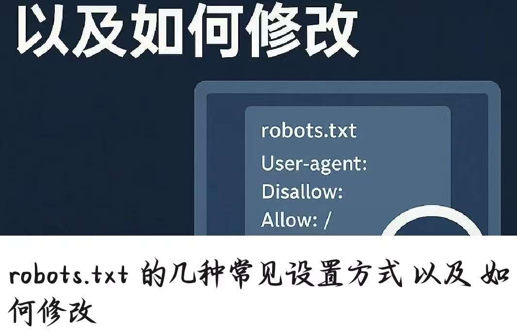 robots.txt 的几种常见设置方式 以及 如何修改