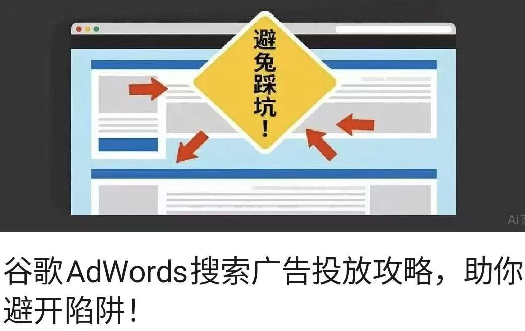 谷歌AdWords搜索廣告投放攻略，助你避開陷阱！