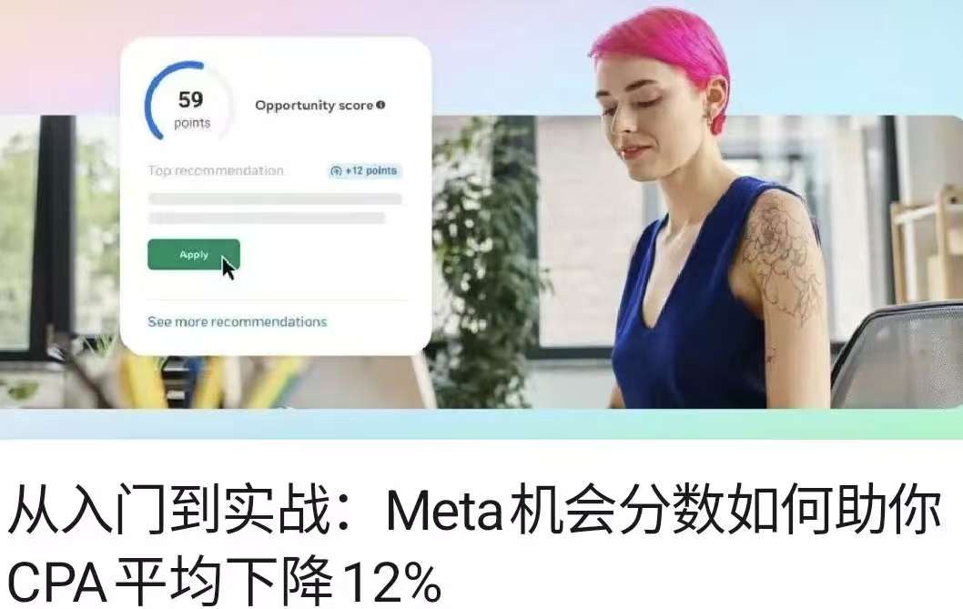从入门到实战：Meta机会分数如何助你CPA平均下降12%