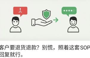 客户要退货退款?别慌,照着这套SOP回复就行。