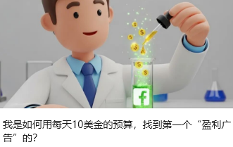 我是如何用每天10美金的預算，找到第一個“盈利廣告”的？