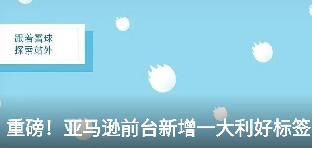 重磅！亚马逊前台新增一大利好标签