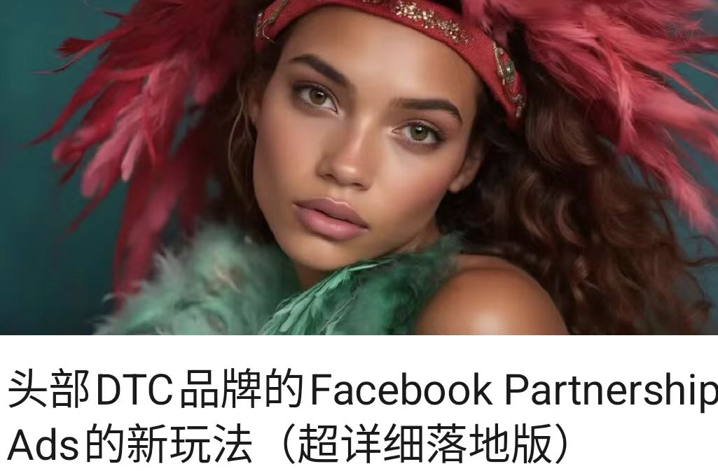 头部DTC品牌的Facebook Partnership Ads的新玩法（超详细落地版）