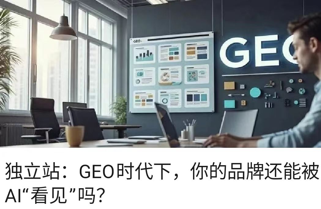独立站：GEO时代下，你的品牌还能被AI“看见”吗？