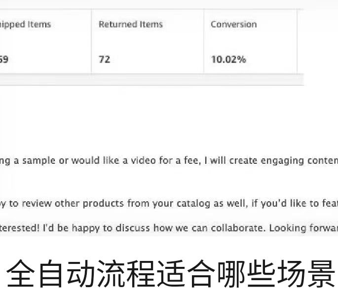 全自动流程适合哪些场景