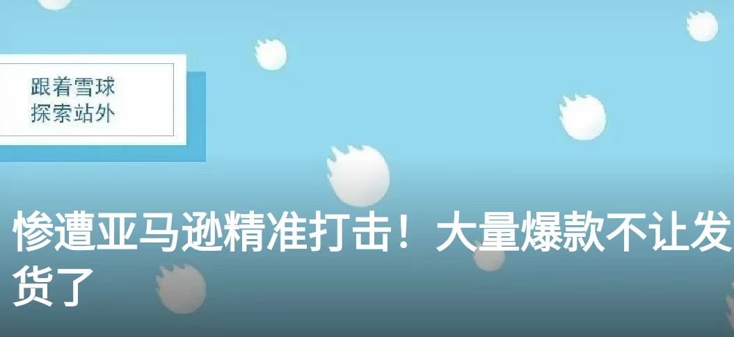 惨遭亚马逊精准打击！大量爆款不让发货了