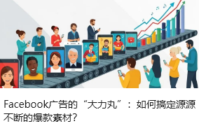 Facebook广告的“大力丸”：如何搞定源源不断的爆款素材？
