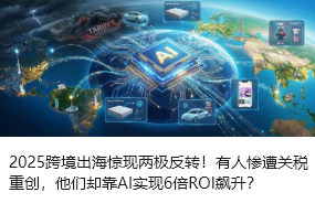 2025跨境出海惊现两极反转！有人惨遭关税重创，他们却靠AI实现6倍ROI飙升？