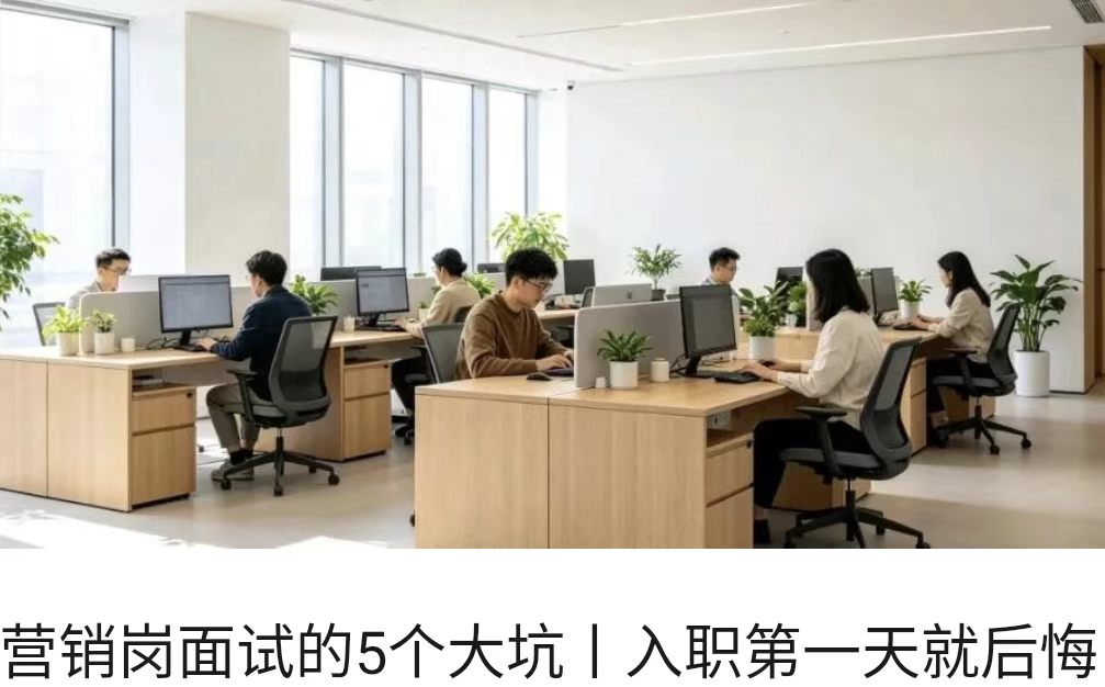 营销岗面试的5个大坑丨入职第一天就后悔