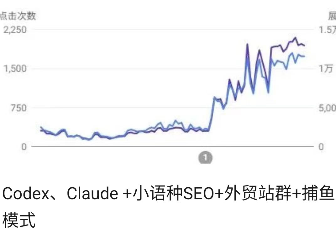 Codex、Claude +小语种SEO+外贸站群+捕鱼模式