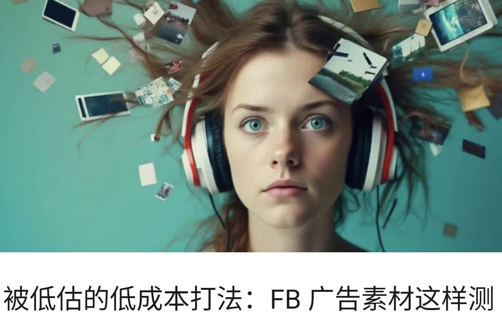 被低估的低成本打法：FB 广告素材这样测