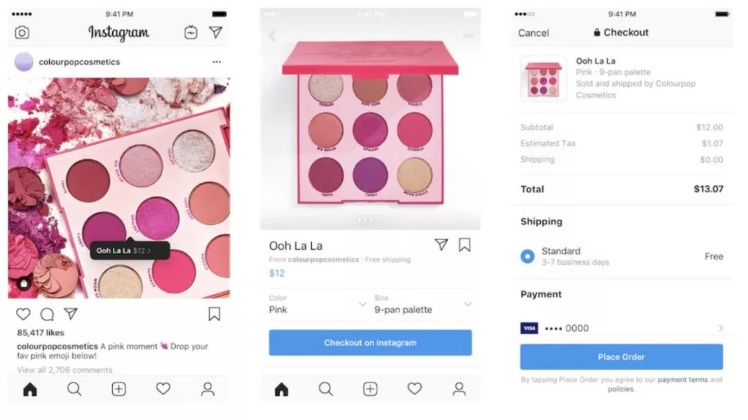 instagram的checkout功能以及怎么申请？