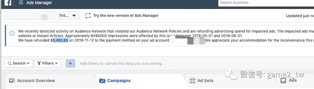 Facebook 终于处理虚假流量以及控制低效素材。