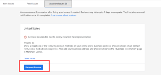 【Google Merchant Center】后台没有申请审核的按钮怎么办？