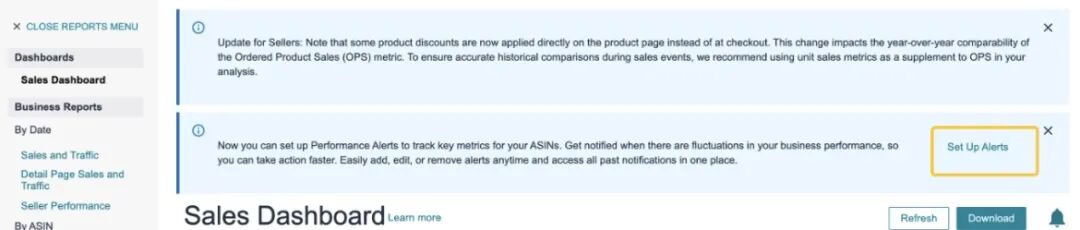 重要升级！亚马逊推出“绩效提醒”功能