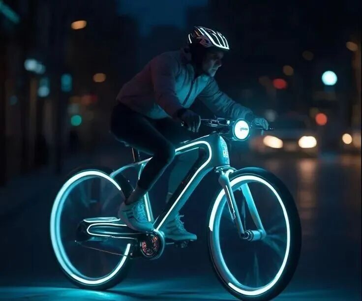 This contains: aethtetic rode bike